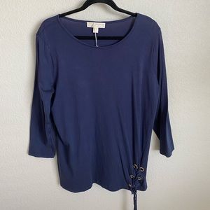 MICHAEL Michael Kors Navy Half Sleeve Shirt